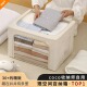 理空间TOP 衣物棉被收纳箱百纳箱斜纹棉麻防尘整理箱收纳盒QX