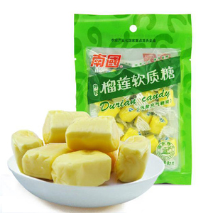 满5袋包邮 海南特产 南国 特浓榴莲软质糖82g 榴莲味 软糖糖果零