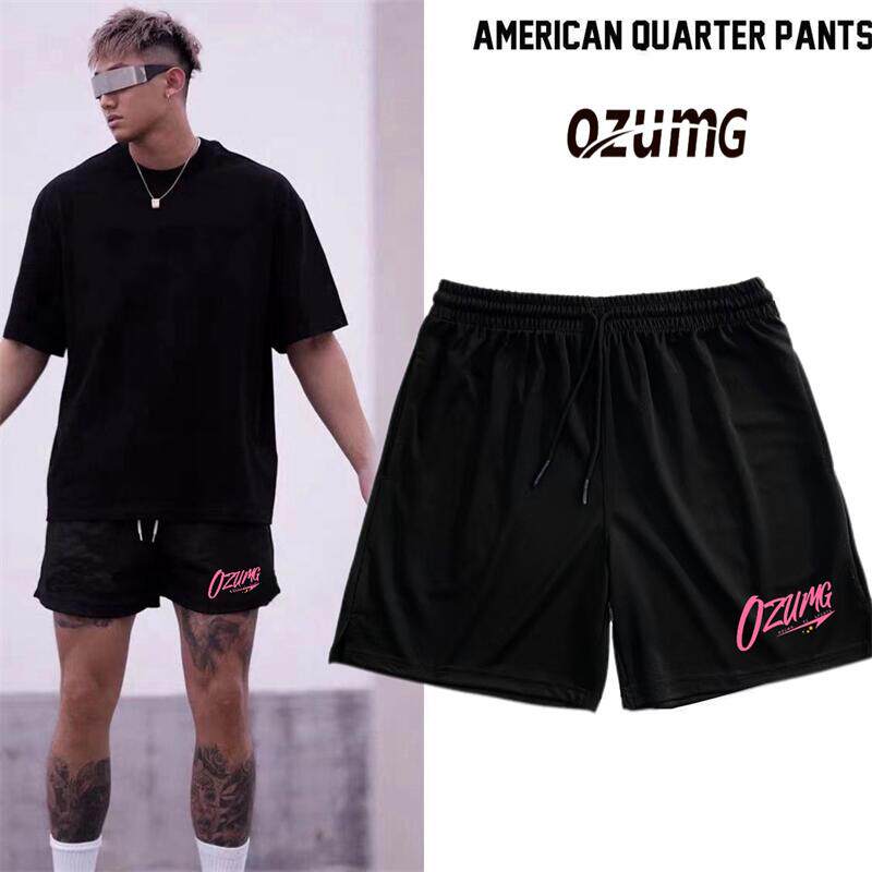 OZUMG美式运动短裤男女夏季速干透气篮球裤跑步健身不过膝四分裤
