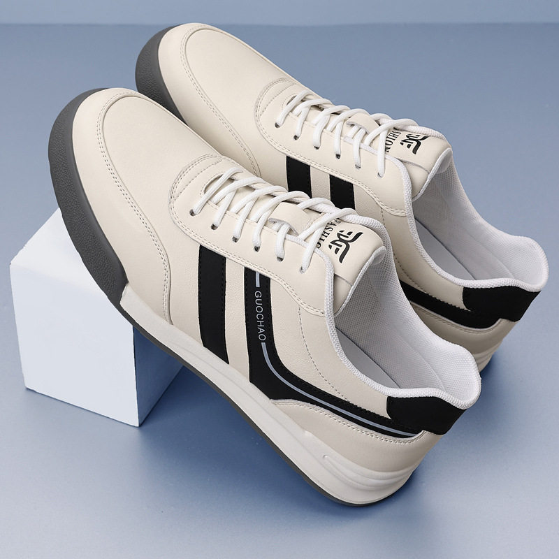 小白鞋新款男士商务休闲皮鞋男款运动休闲青年百搭板鞋潮男乐福鞋,流行男鞋,乐福鞋（豆豆鞋）,淘宝优惠券,粉丝福利购,淘宝优惠卷