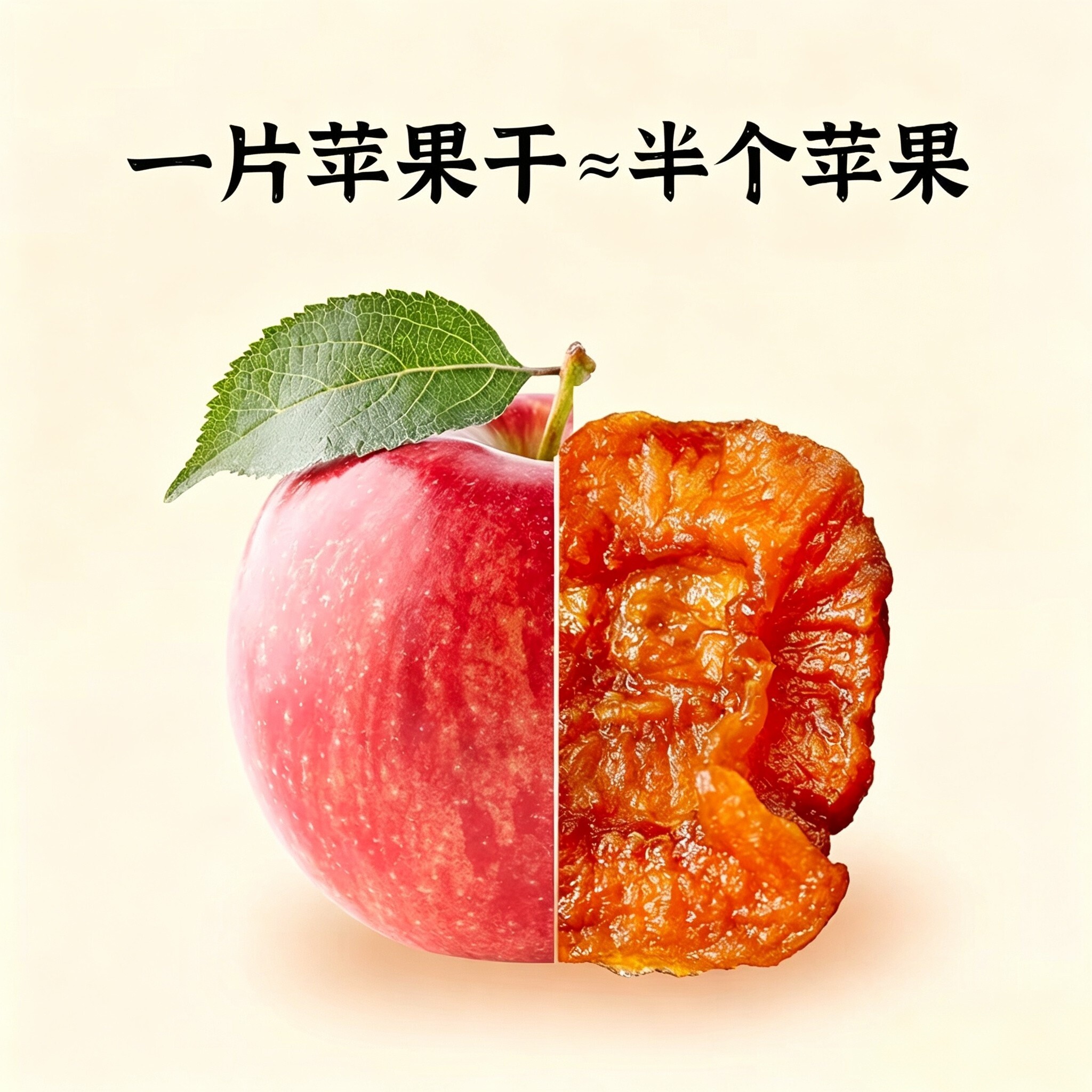 新疆阿克苏苹果干三蒸三晒倒蒸冰糖心苹果果脯果干休闲小零食包邮