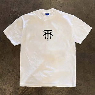 魔术队麦迪中国行篮球运动球服短袖T恤户外潮牌重磅小领口半袖男