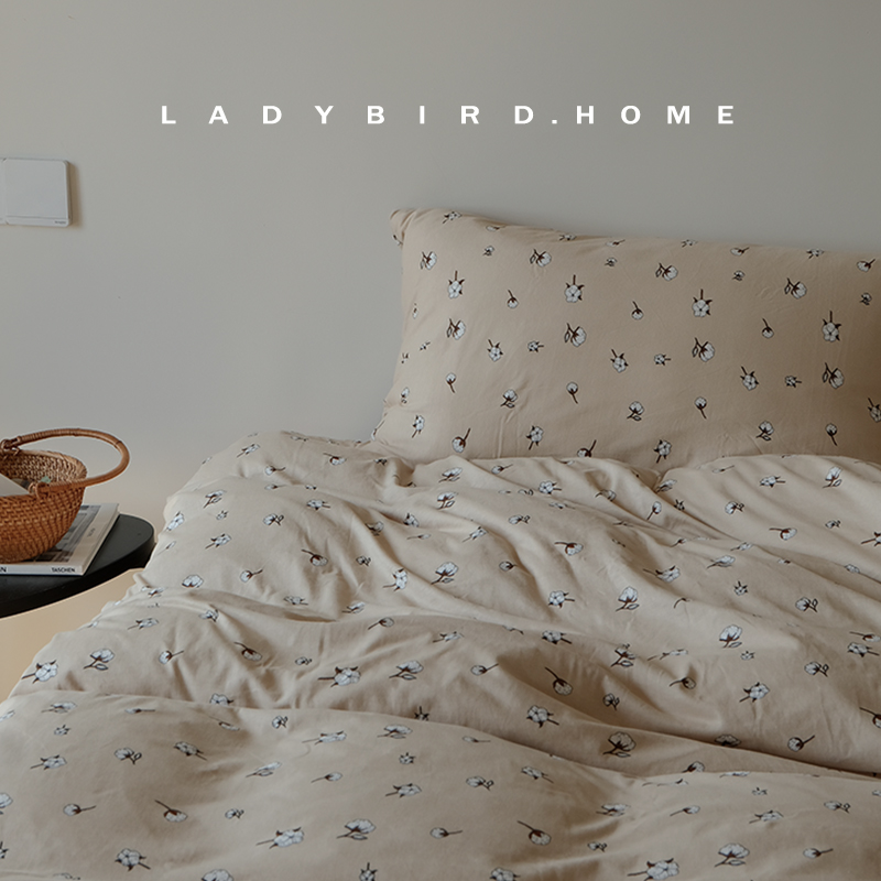 韩式柔软针织棉ins风床单四件套