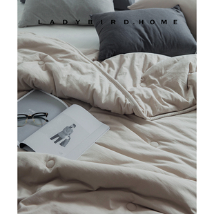 胖胖面包被A类纯棉超柔雪绒被子 双人春秋被冬被天竺棉保暖被芯