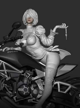 【小黑GK】先行  Aetheria Studios & SX 工作室  摩托车尼尔 2b