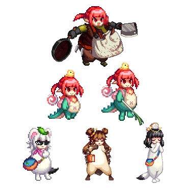 DNF手游补丁狐宗刺猬花花奶盖剑萝小恐龙全职业魔界人时装语音