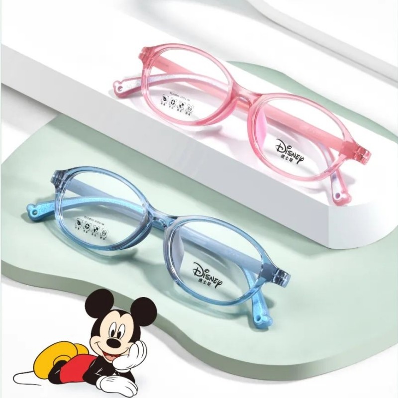 迪士尼儿童眼镜架6-8岁超轻远视近视散光眼镜框2105硅胶一体鼻托