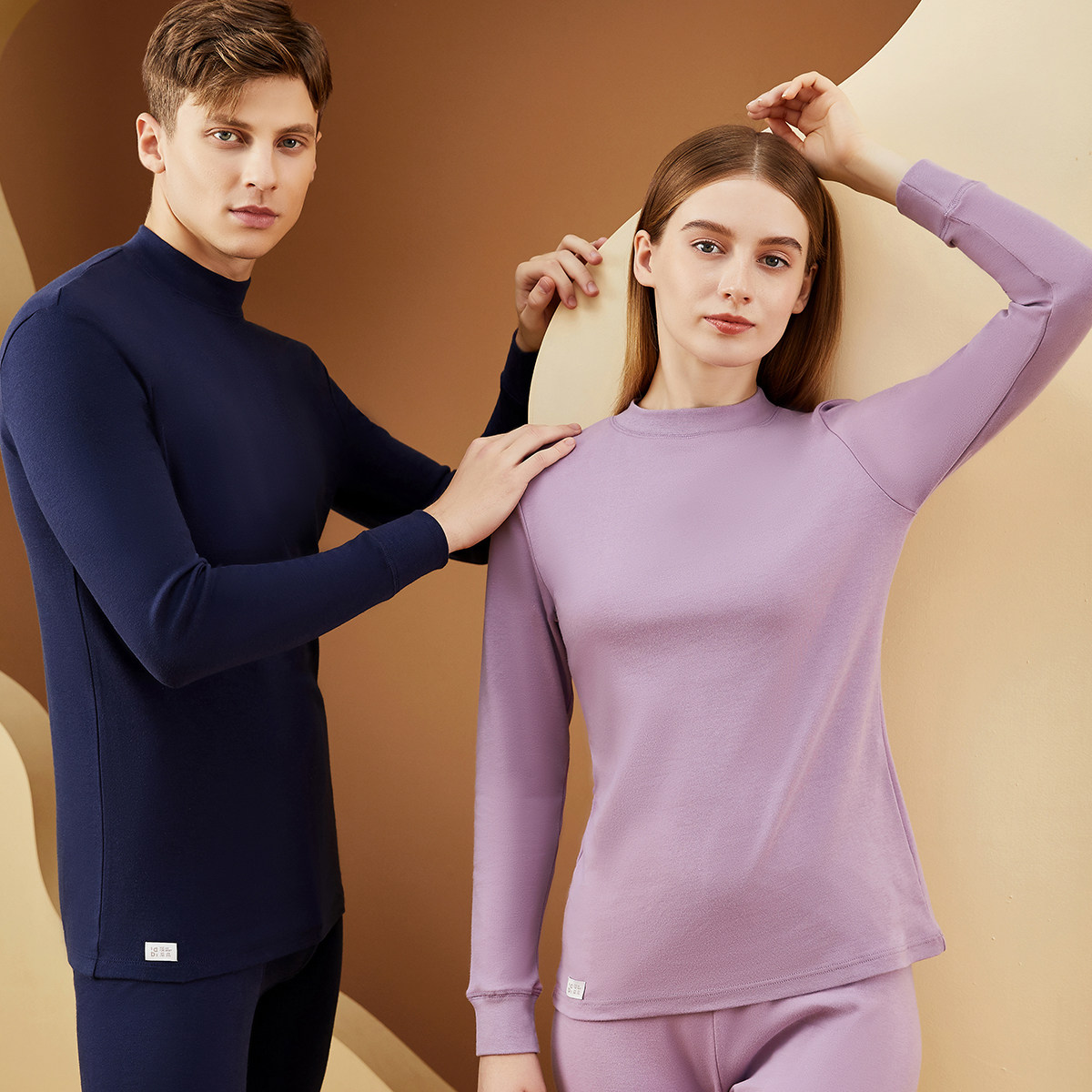 顶呱呱保暖内衣男士秋冬纯棉半高领秋衣秋裤套装100%棉纯色棉毛衫,女士内衣/男士内衣/家居服,保暖套装,淘宝优惠券,粉丝福利购,淘宝优惠卷