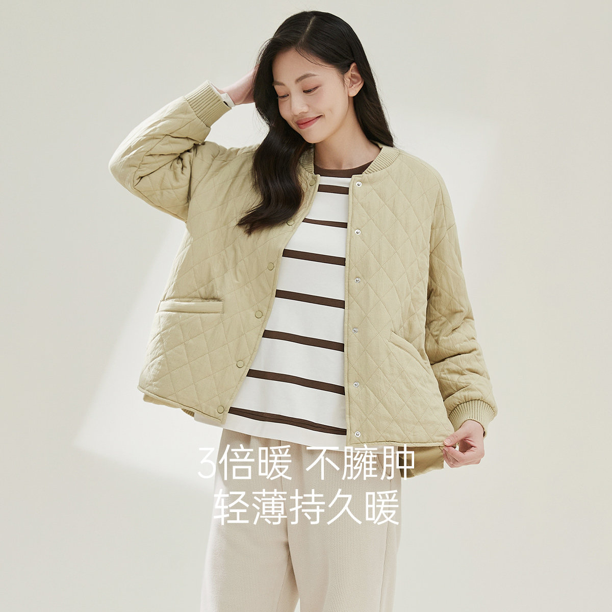 顶瓜瓜情侣长袖加厚加绒睡衣羊羔绒棉袄保暖抗寒冬女士家居服套装