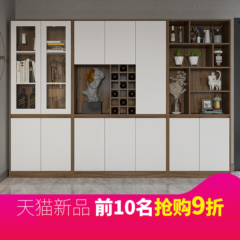 新款餐厅餐边柜2米长酒柜一体靠墙简约现代家用客厅多功能储物柜