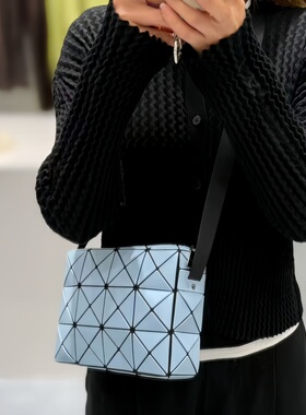 日系几何菱格丘比特大号单肩包Cuboid方盒包小众百搭女士手机包