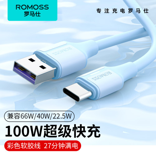 罗马仕1.2米type-c数据线
