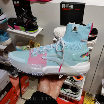 李宁男子减震高帮闪击9篮球鞋