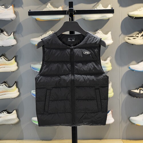 李宁羽绒马甲防风保暖