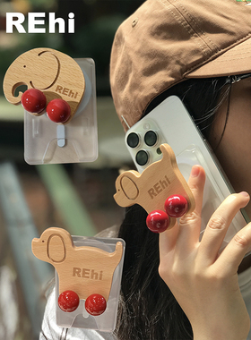 REhi 滑轮积木卡包支架 Magsafe磁吸手机支架多功能卡包iPhone