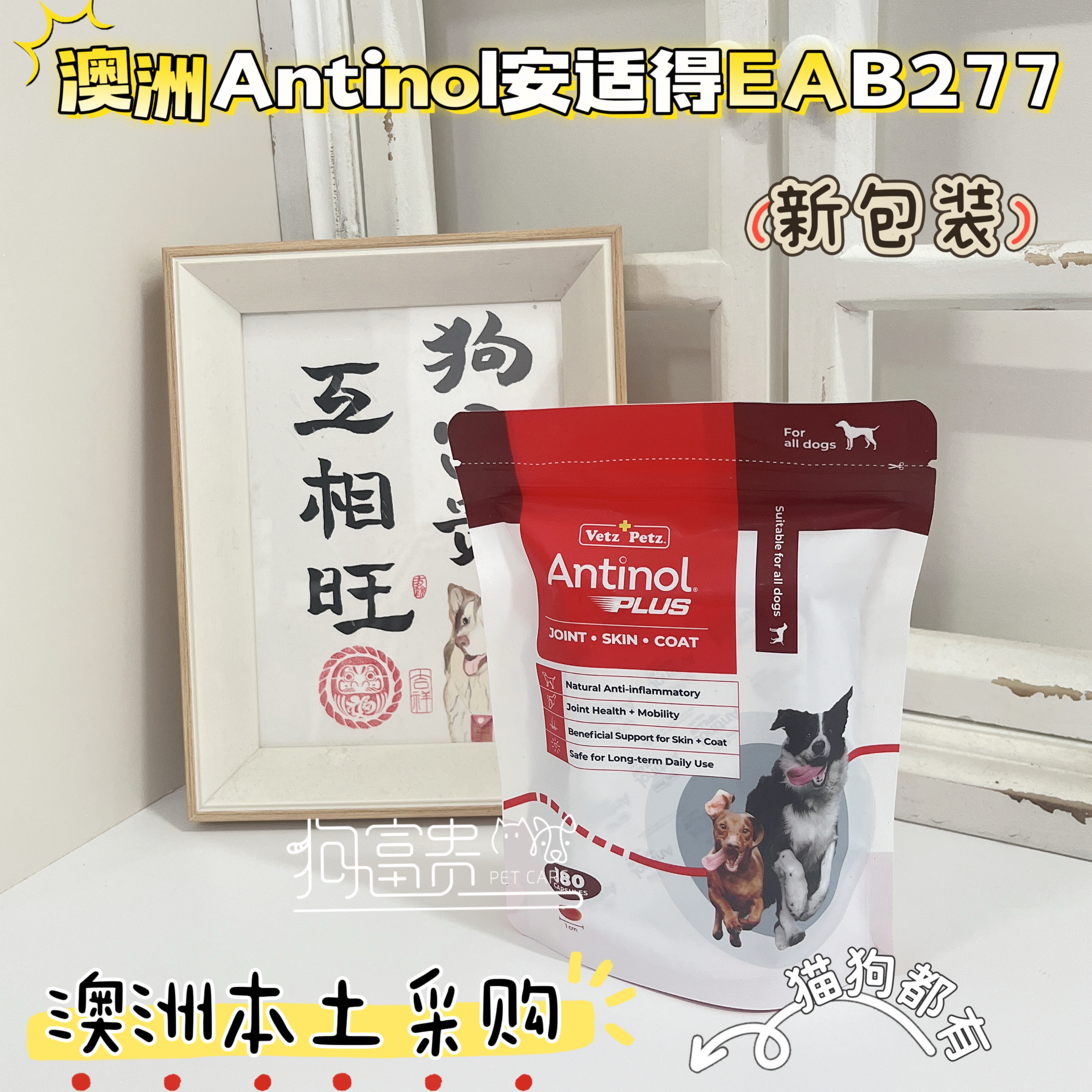 antinol安适得关节炎猫狗软骨素