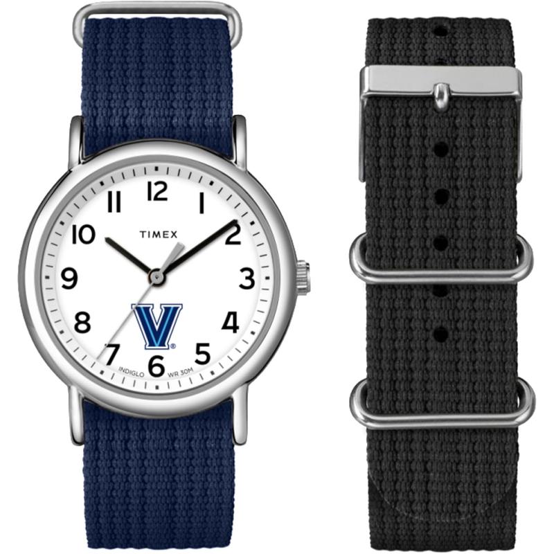 Timex/天美时女款mm休闲运动腕表蓝带白盘防滑表带防水米