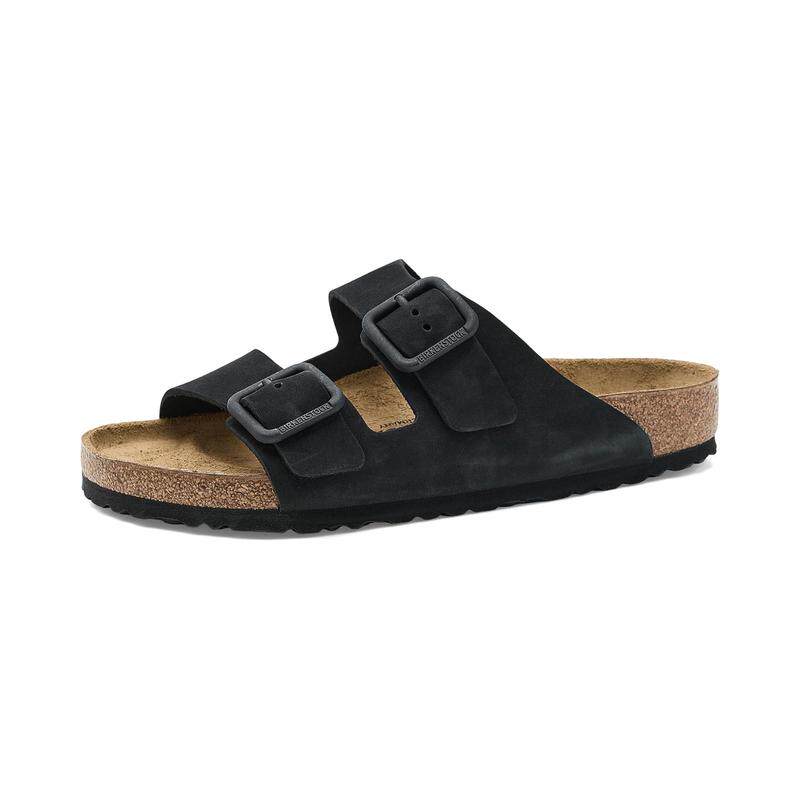 代购Birkenstock男士凉鞋透气吸汗软底轻便双扣带圆头软垫内里