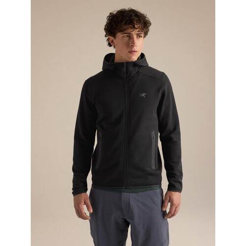 海外代购ARC‘TERYX/始祖鸟男士抓绒衣保暖舒适耐磨抗造连帽
