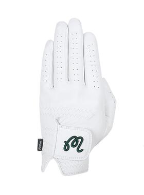 代购MalbonGolf女士高尔夫手套透气防滑贴合耐用白色天然羊皮