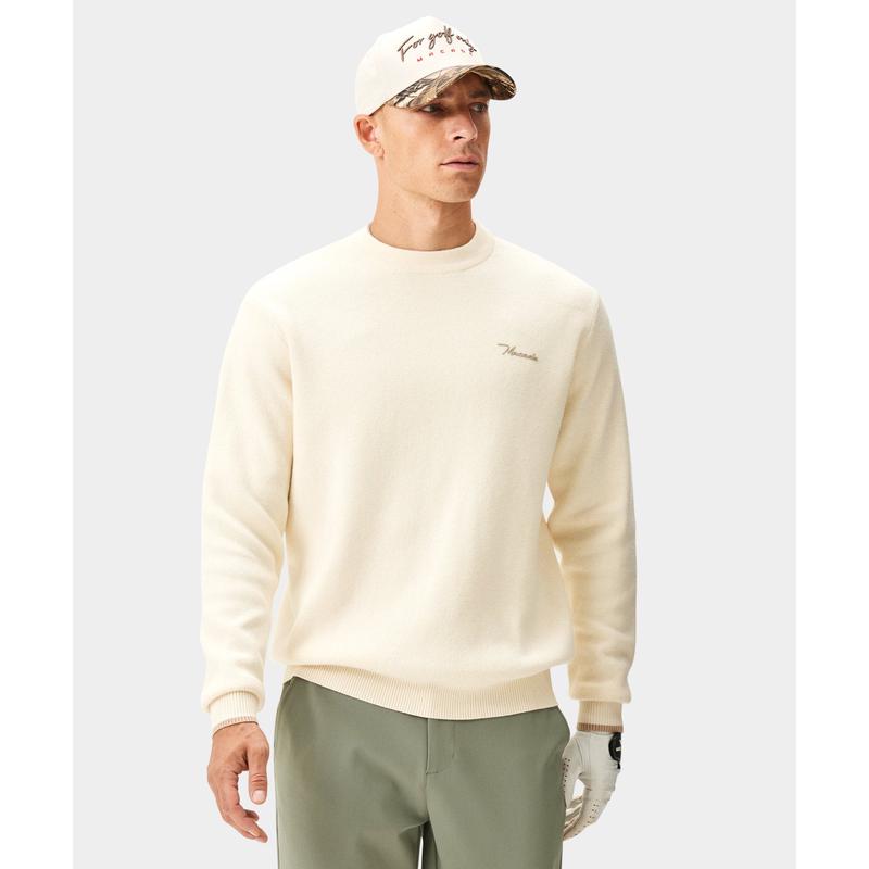 代购MACADE男高尔夫服装棉羊绒休闲上衣机洗运动服高尔夫球场俱