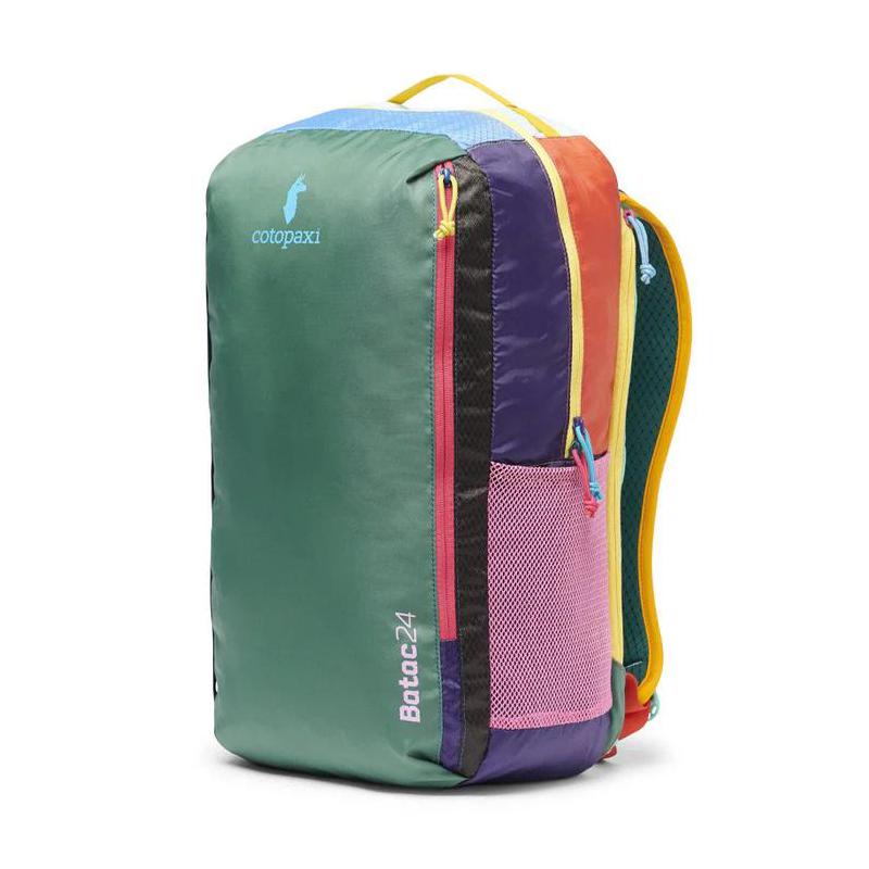 代购Cotopaxi男士双肩包轻便易收纳拓展空间涤纶网眼侧袋多色拼