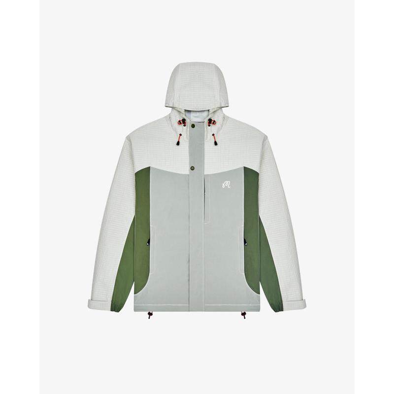 代购MALBON 男士高尔夫运动雨衣外套防水防风保暖贴合剪裁带帽