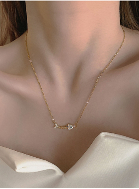 韩国轻奢短款高级感冷淡风项链