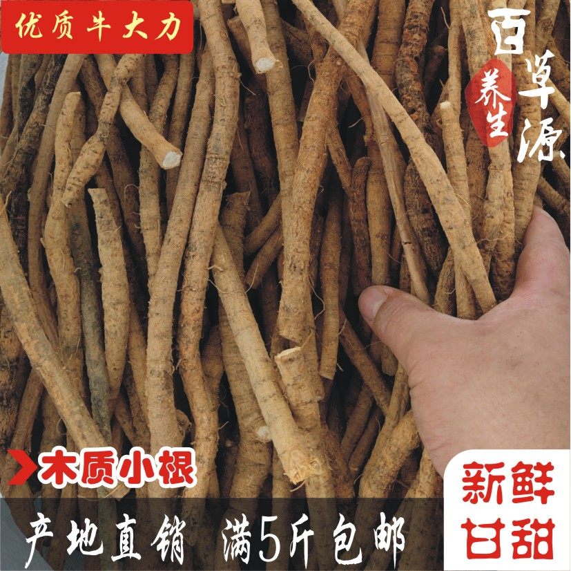 野生牛大力木质小根鲜条500g新鲜牛根茎泡酒煲汤料金钟根包邮
