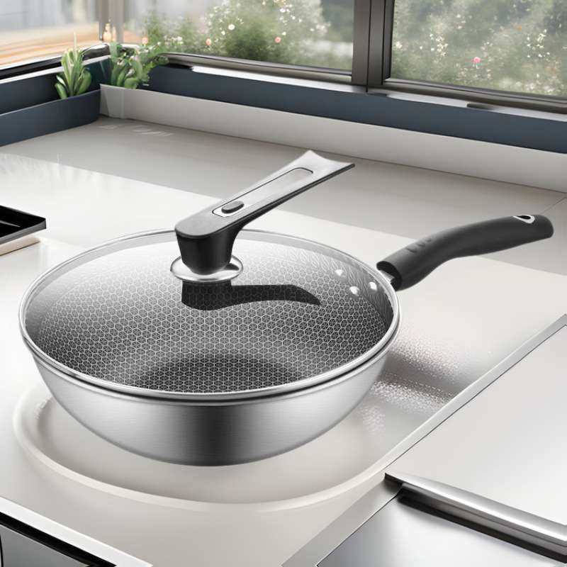 不锈钢炒锅不粘锅家用炒菜锅平底锅燃气电磁炉通用锅,鲜花速递/花卉仿真/绿植园艺,割草机/草坪机,淘宝优惠券,粉丝福利购,淘宝优惠卷