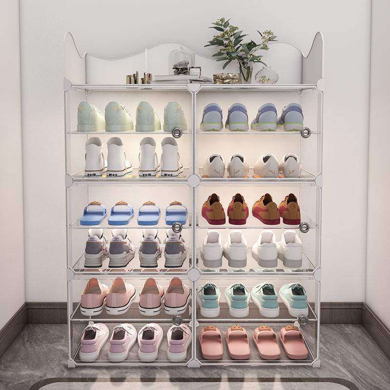 鞋架置物架拼接简易经济型家用室内好看放门口鞋柜防尘小鞋子收纳