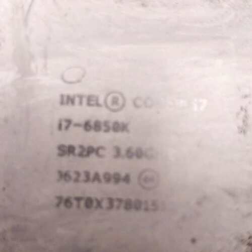 议价i7-6850k处理器，测试不了，件，有点使用痕迹，功能可维修
