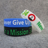 Give &On 篮球星字母哥34号励志Never Mission腕带运动手环