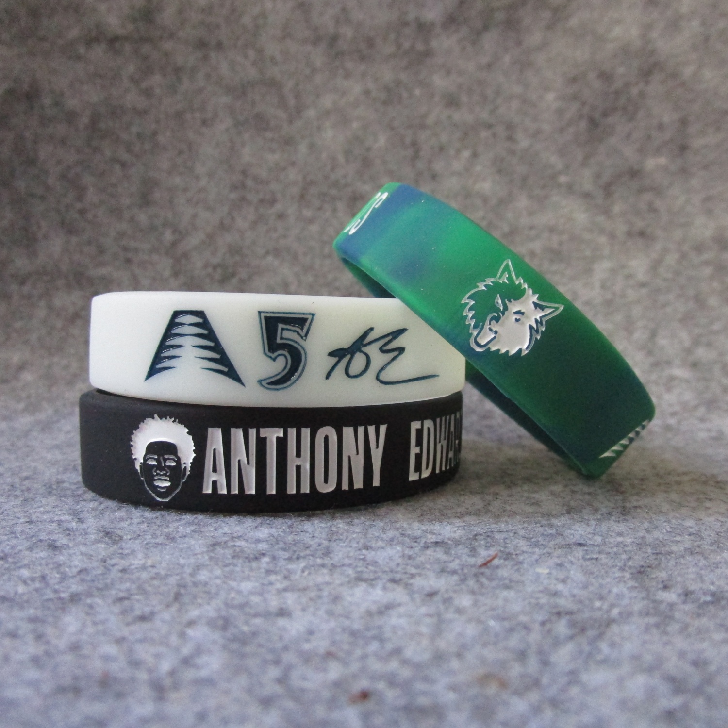 爱德华兹头像宽款运动手环腕带