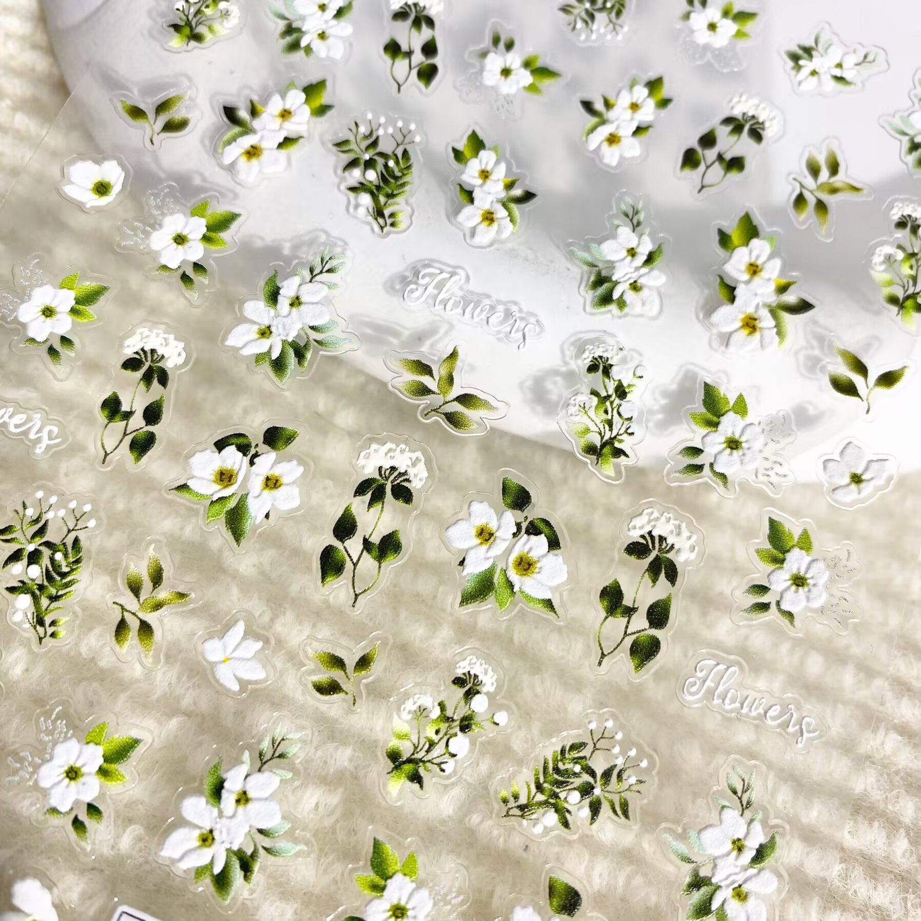 草蜢打火机浮雕贴纸四叶草美甲贴纸茉莉花diy装饰水杯手机贴纸,彩妆/香水/美妆工具,指甲装饰,淘宝优惠券,粉丝福利购,淘宝优惠卷