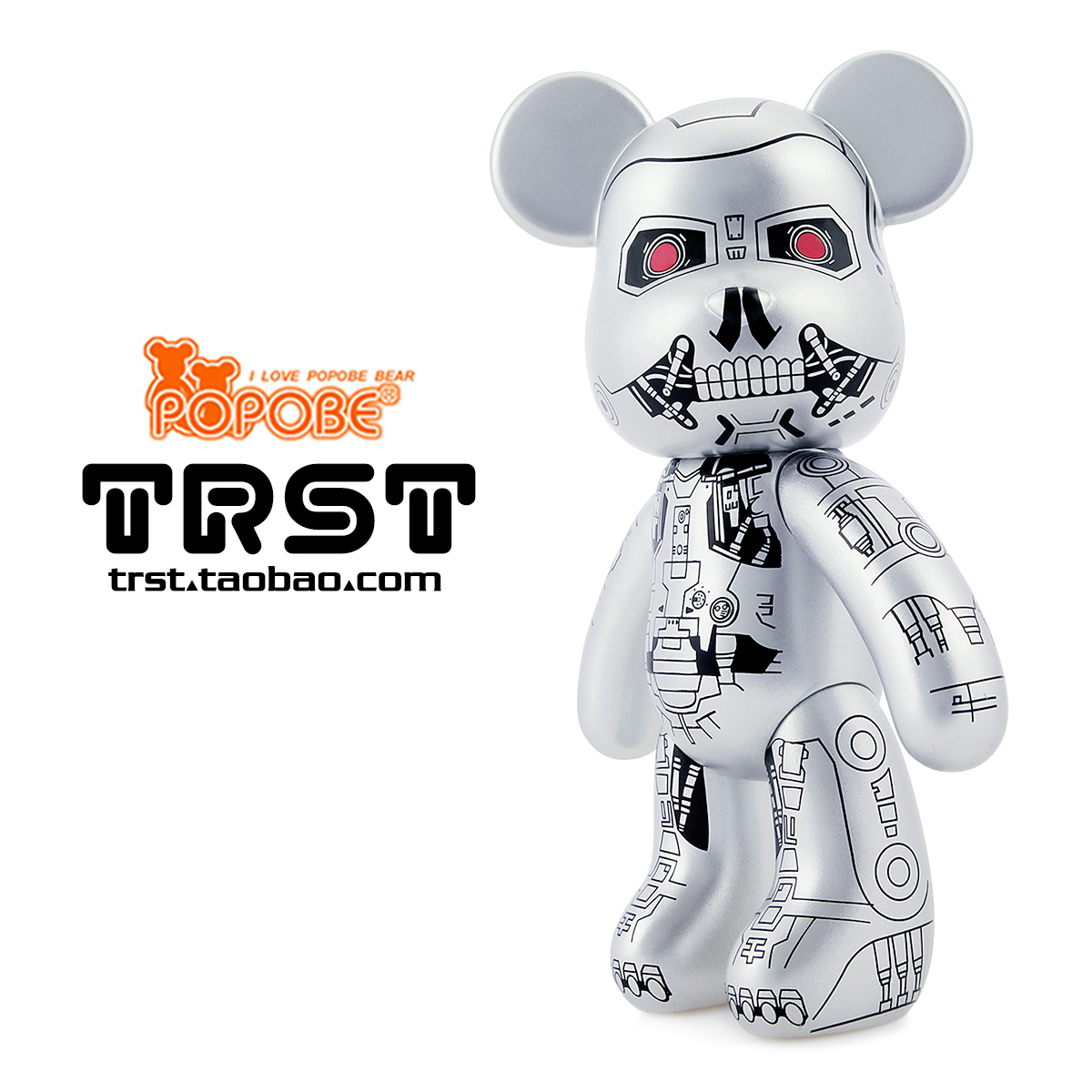 暴力熊未来战士摆件公仔