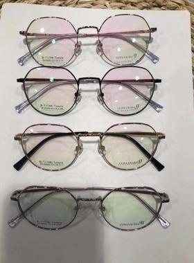 专柜正品哥拓普纯钛眼镜全框眼镜近视镜时尚款复古明星 ZX-65083