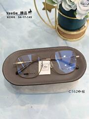 VeeGe纯钛多边形眼镜V格精品镜架近视架商务男女全款时尚V-92305