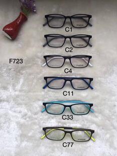 专柜正品 F723 范笛诗FANTASL眼镜架橡皮钛全框眼镜架