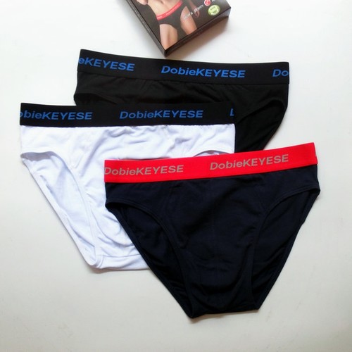 杜比骑士男士三角内裤宽边棉质