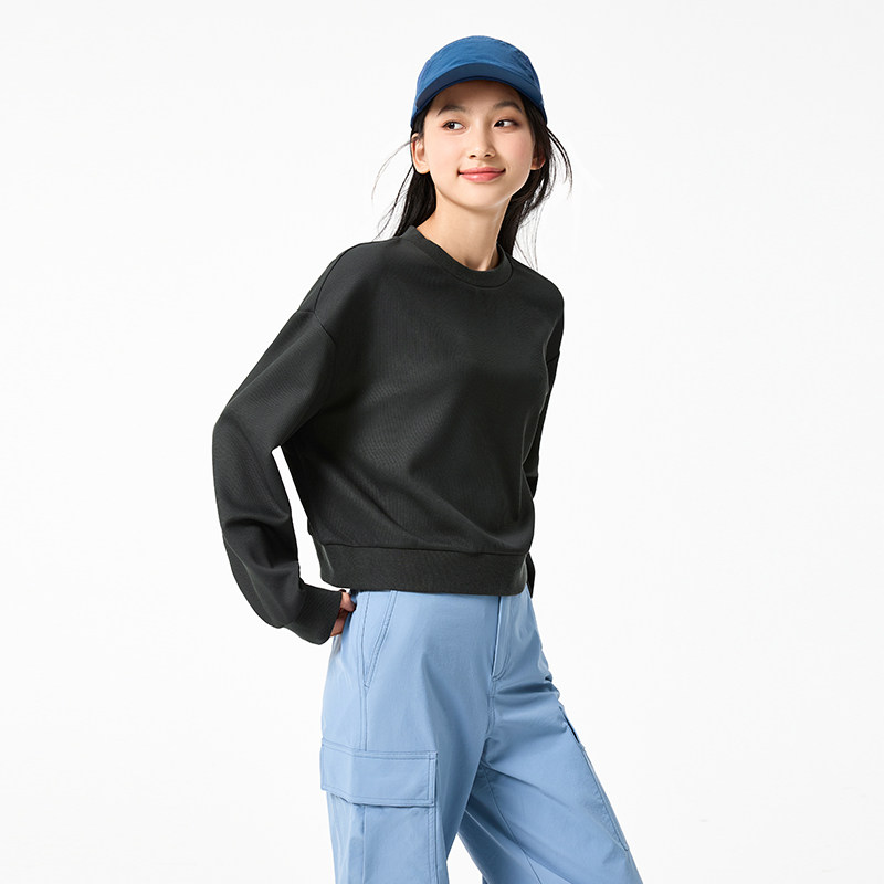 361运动卫衣女2025秋冬新款女士宽松休闲显瘦套头卫衣印花上衣
