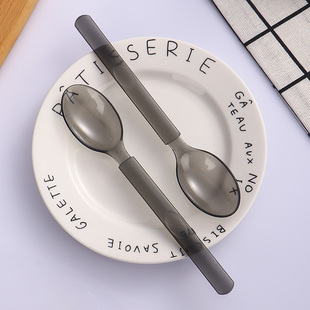 一次性勺子独立包装塑料加厚外卖打包饭勺甜品调羹水果捞美式勺子