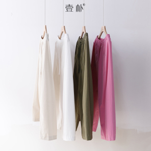 春秋新款 时尚 显瘦洋气百搭阔腿裤 5SP656 棉料直筒休闲裤