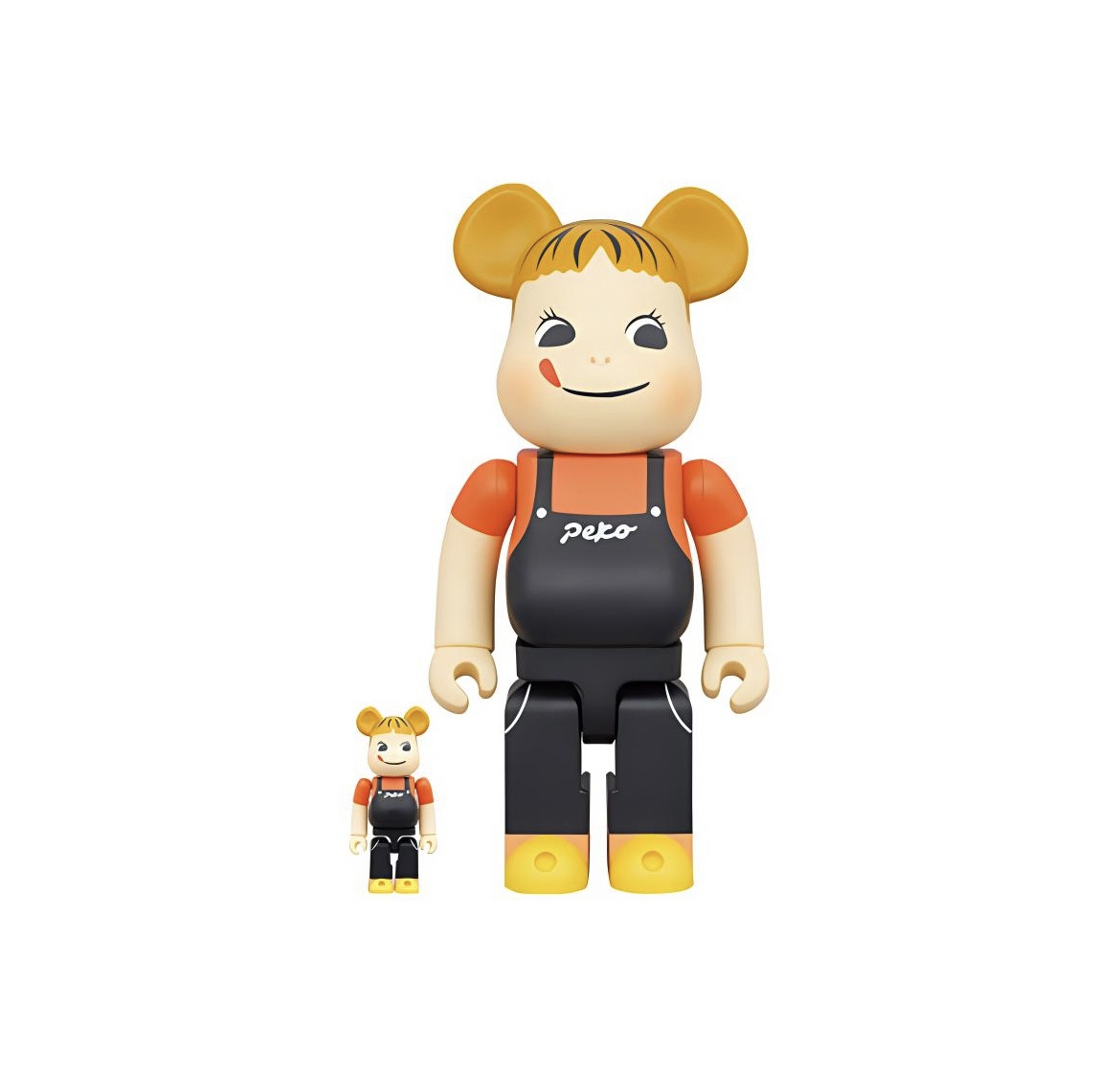 BE@RBRICK x 不二家 400%100% PEKO Coffee milky牛奶妹 潮流公仔