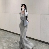 鱼尾半身裙女 气质显身材高腰包臀长款 韩国东大门新款 优雅女人味