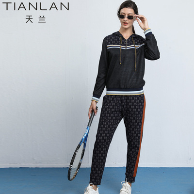 天兰棉2022秋运动风套装分拆卖