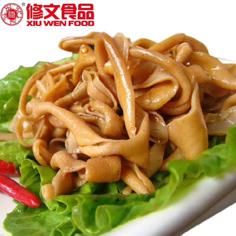 温州特产修文食品修文鸭肠酱香味500克独立小包装开袋即食(微辣