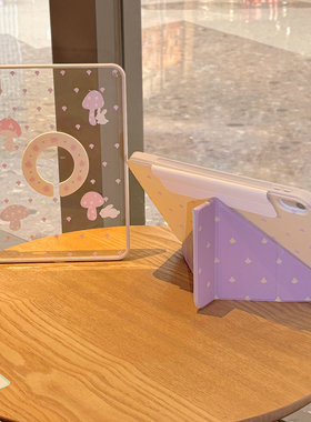 ipad11保护壳新款苹果air7保护套ipadpro磁吸拆分平板壳mini7防弯摔外壳轻薄透明13寸防护壳不带笔槽旋转支架