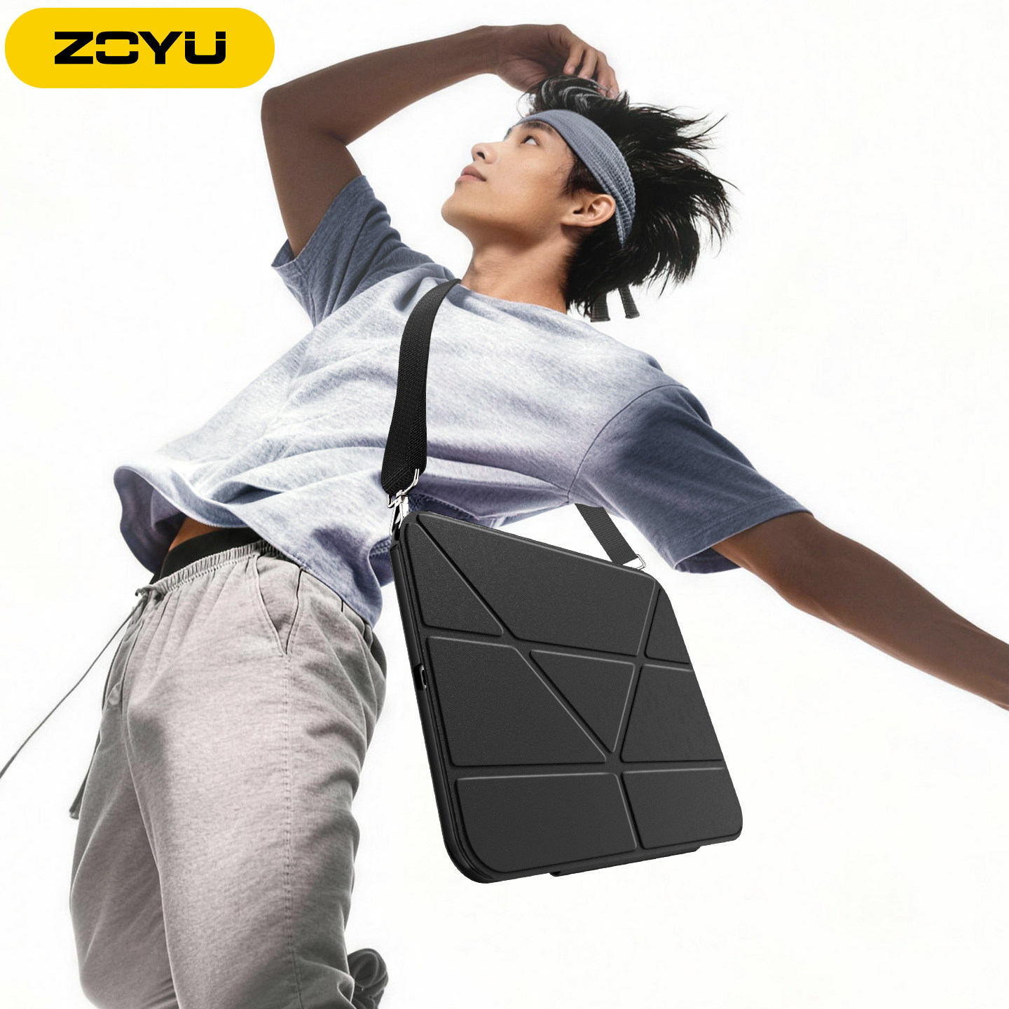 2026新款iPadpro保护套斜挎挂绳pro234代11寸平板抽拉拆分苹果air7透明后壳环绕防摔air654防弯3+y折横竖支架,3C数码配件,平板电脑保护套/壳,淘宝优惠券,粉丝福利购,淘宝优惠卷