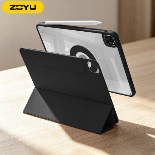 zoyu新款ipad磁吸拆分防弯壳